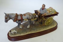 Border Fine Arts model of a Pot Cart from the Gordon Boswell series, signed Ayres, 345/600