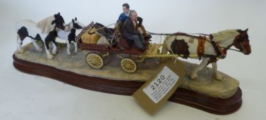 Border Fine Arts model entitled All Set for Appleby Fair from the Gordon Boswell series, signed by