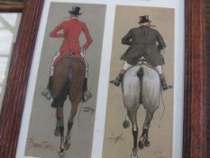 Four horse prints