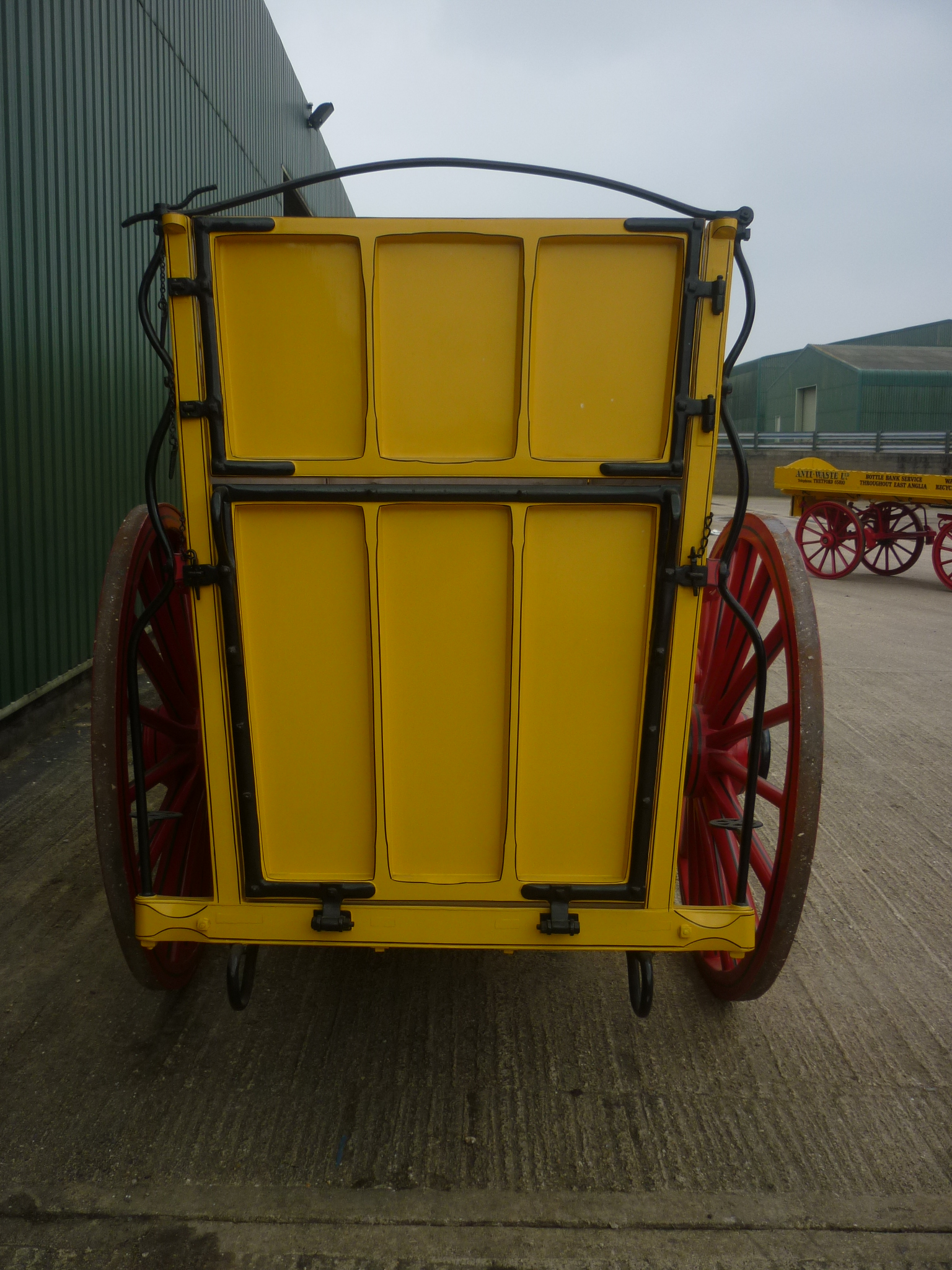 HORSE AMBULANCE or KNACKER'S CART originally used at Epsom Racecourse from 1895 to 1905 for - Image 5 of 6