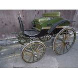 FOUR-WHEEL DOG CART built by Joseph Kempster, Langley Court, Long Acre, London circa 1895, to suit