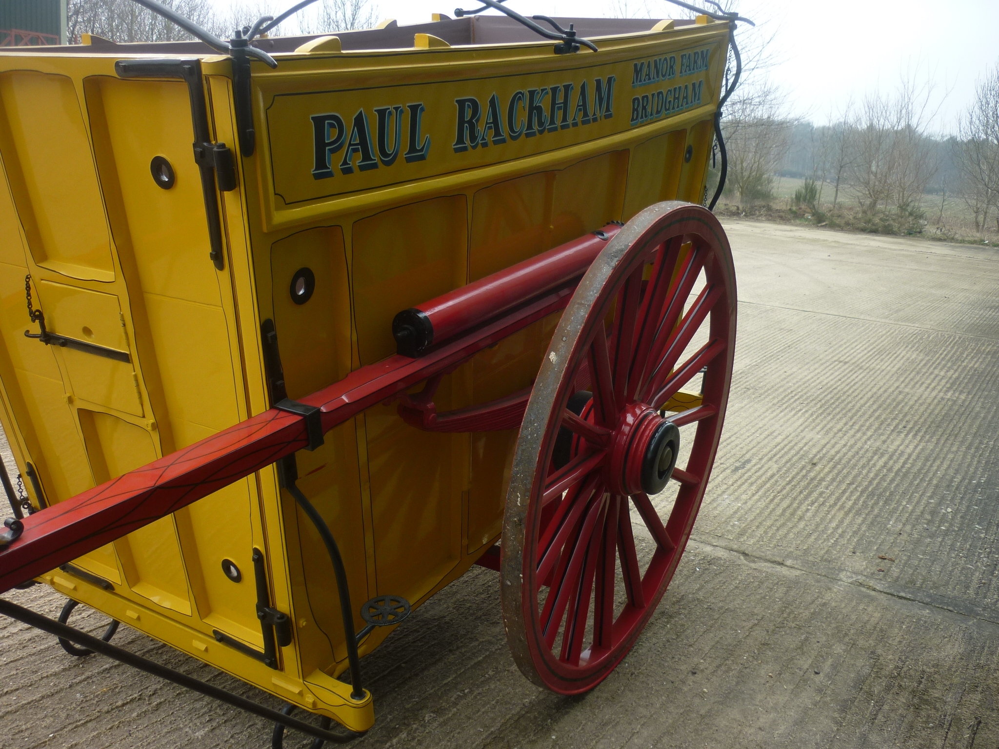 HORSE AMBULANCE or KNACKER'S CART originally used at Epsom Racecourse from 1895 to 1905 for - Image 3 of 6
