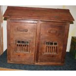 Large Victorian model of a stable in the form of a saddle horse