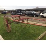 SULKY built by Mills & Sons, Paddington, London. A barn find in its untouched original condition.