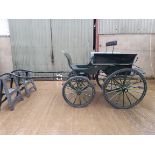 BENT SIDED DOG CART built by Kelley of Bowness on Windermere, circa 1899-1907 to suit 13.2 to