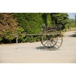 MARKET CART built by Vinel & Pain of Holt, to suit 14 to 15hh. Finished in khaki green with a