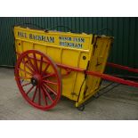 HORSE AMBULANCE or KNACKER'S CART originally used at Epsom Racecourse from 1895 to 1905 for