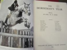 The Horseman's Year by Lt.-Col. W.E Lyon, 1954. A profusely illustrated book covering many