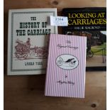 Three books on carriages - The History of the Carriage by Laszlo Tarr; Looking at Carriages by