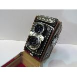 Yashica-Mat Copal-MXV cine camera. Estimate £40-60.