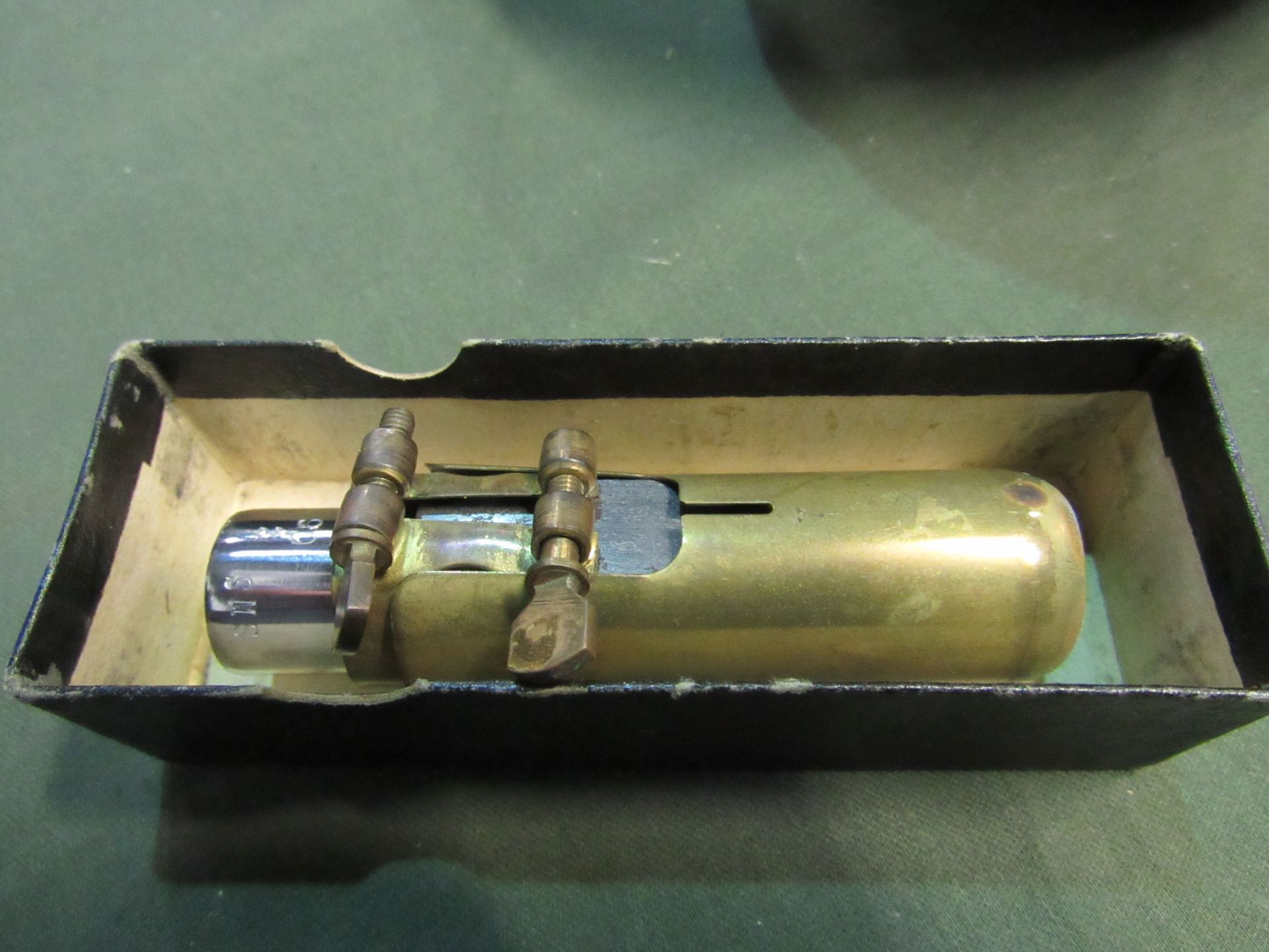 Berg Larsen Alto Saxophone mouthpiece with ligature and cap, 90/2 SWS, in box. Estimate £50-60.