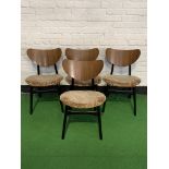 Set of 4 E. Gomme G-Plan chairs, designed by Kofod Larsen. Estimate £100-150.