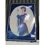 Large screen printed metal advertising sign for ""ODOL"" antiseptic. Estimate £20-30.