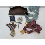 Quantity of Masonic medals including 25th Anniversary of Grand Lodge Medal. Estimate £20-30.