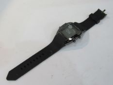 French Atlas brand LED watch, new in box. Estimate £15-20.