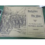 10 copies of ""Berkshire and The War"" (WW1) by Reading Standard Publications. Estimate £20-40.