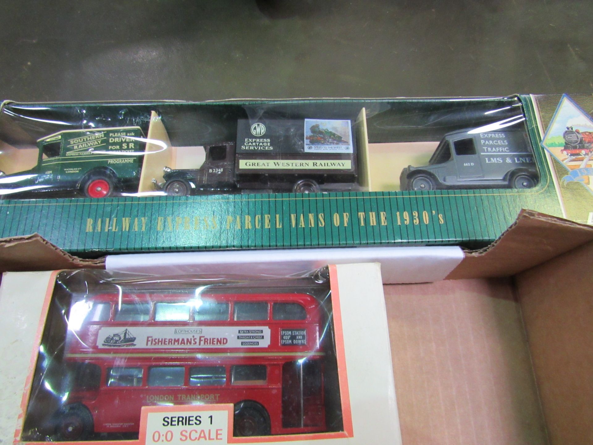 3 Lledo Days Gone Fisherman Friend die-cast vehicles all boxed; 2 boxed Ridgeway Express vehicles. - Image 3 of 3