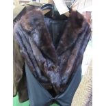 Mink 3/4 length coat.