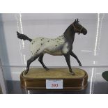 Royal Worcester Appaloosa Stallion RW3869 dated 1969, limited edition of 750 by Doris Lindner.