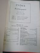 Bound copies of Autosport Magazine January - June 1952. Estimate £10-20.