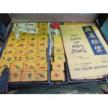Cased Mahjong set. Estimate £20-30