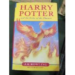 3 Harry Potter 1st editions ""Order of the Phoenix""; ""Deathly Hallows""; ""Half Blood Prince"" and