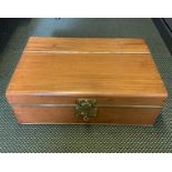 Rare Louis Vuitton toolbox originally fitted to the running board of a vintage car. Wood with