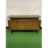 1950's 4 E. Gomme G-Plan sideboard, Tola and Black range. Made of Tola wood (African mahogany)