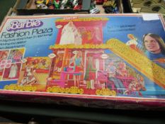 Quantity of vintage Lego; Barbie Fashion Piazza; Sindy bed and bed clothes; Sindy Wall oven.