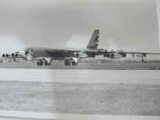 A large collection of black and white photos of vintage aeroplanes together with War Office