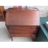 Mahogany bureau.