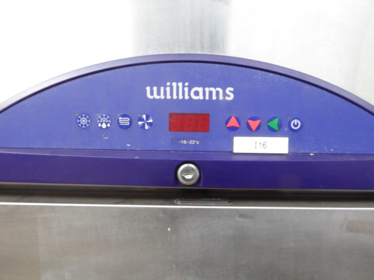 Williams stainless steel single door upright fridge/freezer. - Image 2 of 3