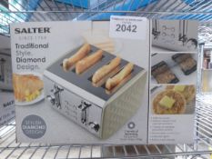 New Salter 4 slice toaster.