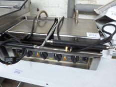 Roller grill double contact griddle.