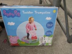 Peppa pig toddler trampoline.