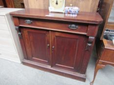 Mahogany sideboard.