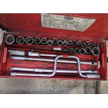 Britool socket set (boxed).