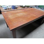 Extending dining table.