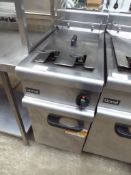 Lincat 2 basket gas fryer.