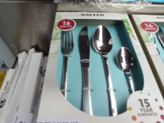 Salter 16 Piece Cutlery Set.