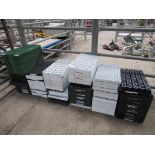 Large quantity of plastic seed trays.