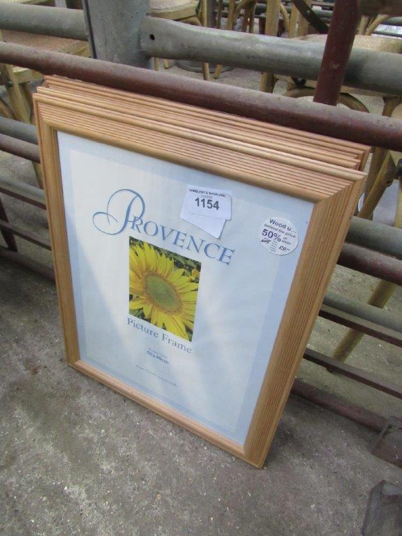 4 pine picture frames, frame size 50 x 40cms.