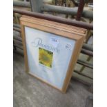 4 pine picture frames, frame size 50 x 40cms.