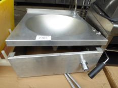 Large hand washing sink.