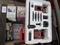 Box of various tools.