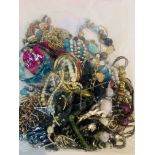 Bag of costume jewellery