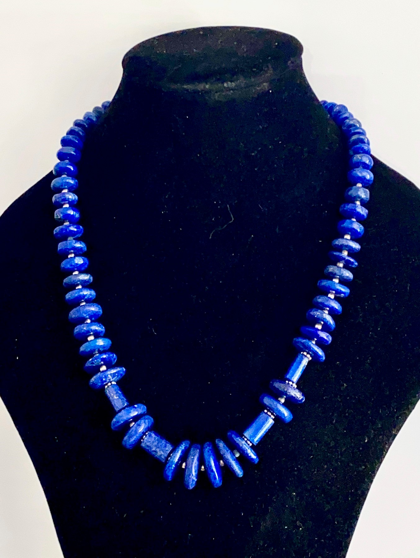 Lapis Lazuli and Silver Necklace