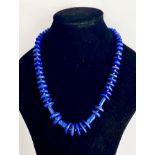 Lapis Lazuli and Silver Necklace