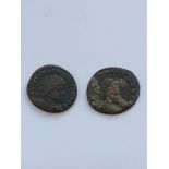 2 x Constantine II Roman Coins