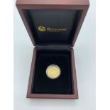 2018 Australia quarter ounce gold Kangaroo coin